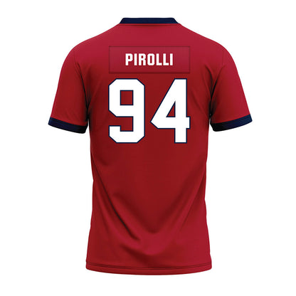 Liberty - NCAA Football : Nathan Pirolli - Red Premium Football Jersey