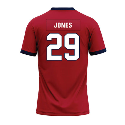 Liberty - NCAA Football : Akhori Jones - Red Premium Football Jersey-1