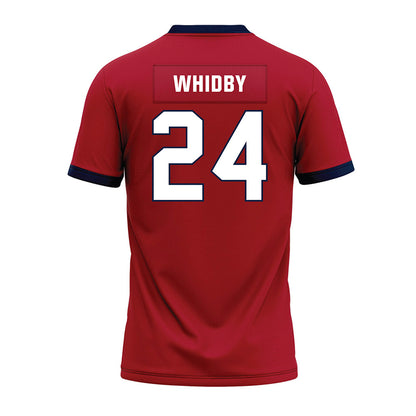 Liberty - NCAA Football : Kaidon Whidby - Red Premium Football Jersey