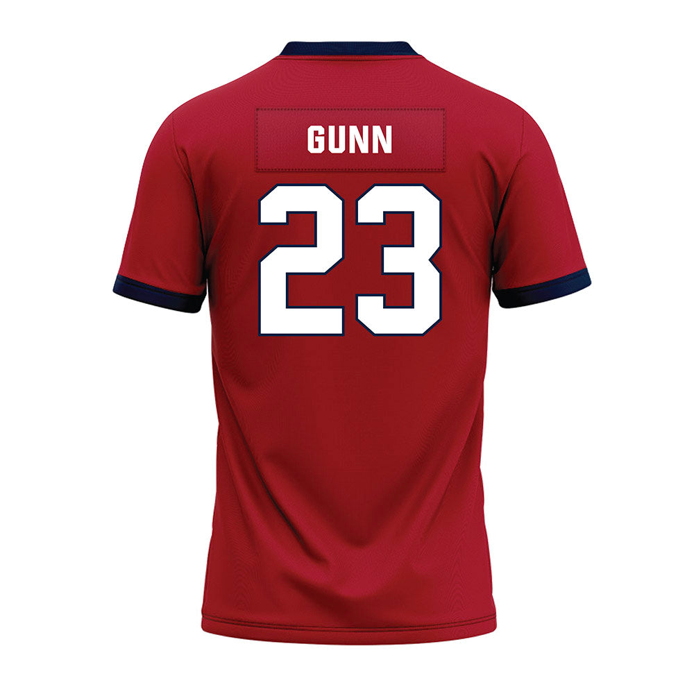 Liberty - NCAA Football : Myke Gunn - Red Premium Football Jersey-1