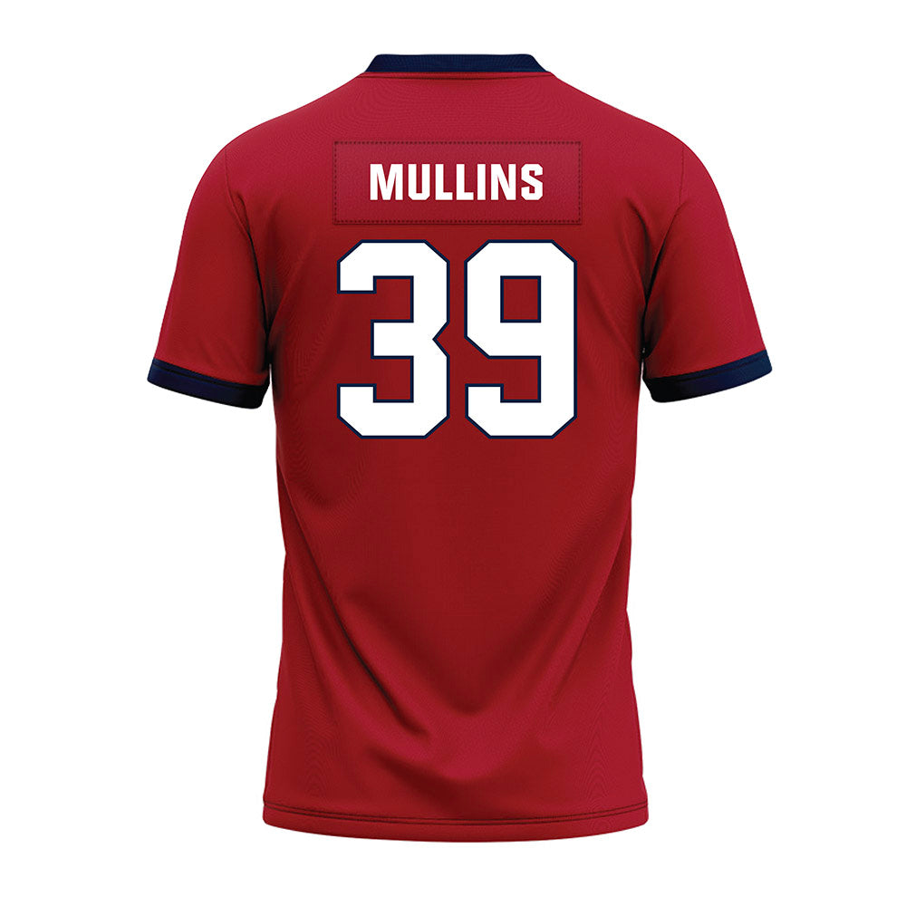 Liberty - NCAA Football : Dylan Mullins - Red Premium Football Jersey