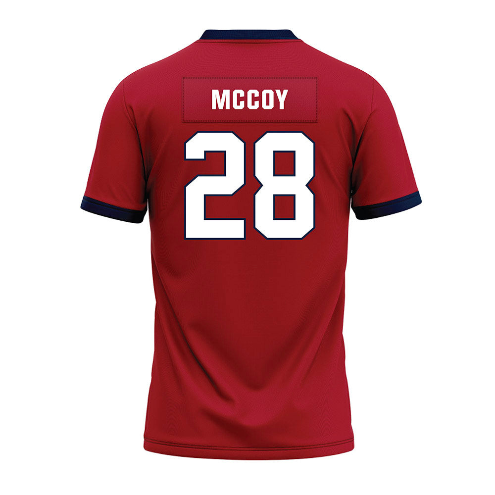 Liberty - NCAA Football : Colton McCoy - Red Premium Football Jersey-1