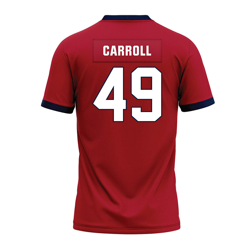 Liberty - NCAA Football : Grey Carroll - Red Premium Football Jersey