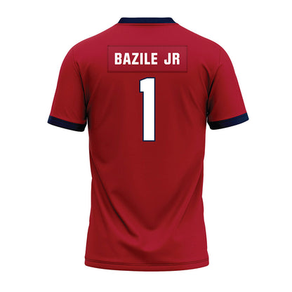 Liberty - NCAA Football : CJ Bazile Jr - Red Premium Football Jersey-1