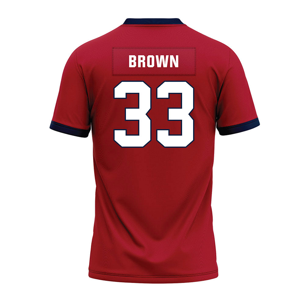 Liberty - NCAA Football : Lawrence Brown - Red Premium Football Jersey