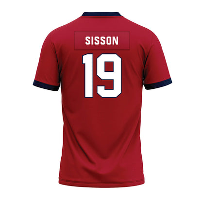 Liberty - NCAA Football : Eli Sisson - Red Premium Football Jersey