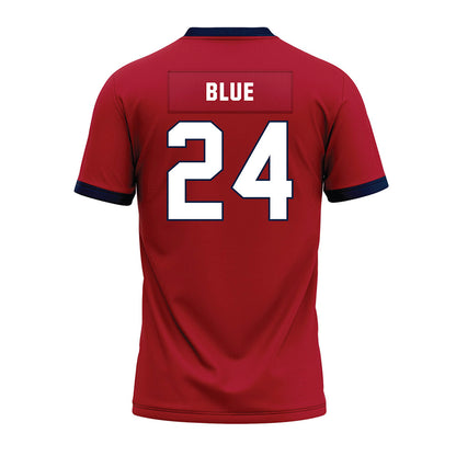 Liberty - NCAA Football : Vaughn Blue - Red Premium Football Jersey