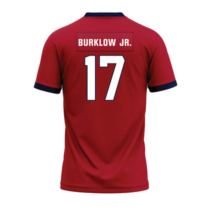 Liberty - NCAA Football : Bo Burklow Jr. - Red Premium Football Jersey-1
