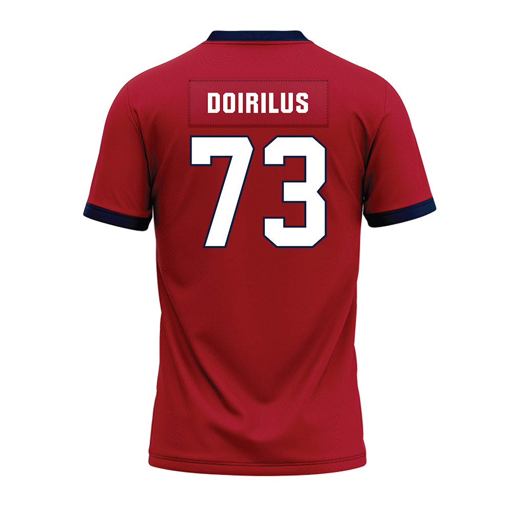 Liberty - NCAA Football : Curtis Doirilus - Red Premium Football Jersey-1
