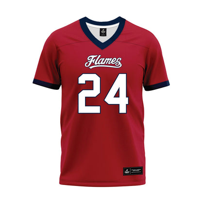 Liberty - NCAA Football : Vaughn Blue - Red Premium Football Jersey