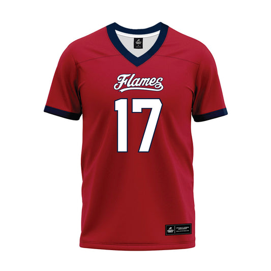 Liberty - NCAA Football : Bo Burklow Jr. - Red Premium Football Jersey-0