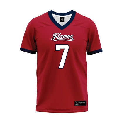 Liberty - NCAA Football : Michael Merdinger - Red Premium Football Jersey-0