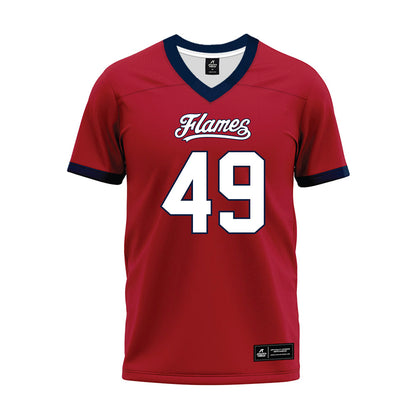 Liberty - NCAA Football : Grey Carroll - Red Premium Football Jersey