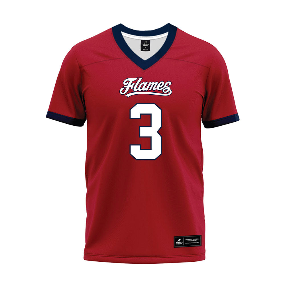 Liberty - NCAA Football : TJ Bush JR - Red Premium Football Jersey