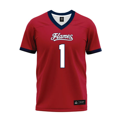 Liberty - NCAA Football : CJ Bazile Jr - Red Premium Football Jersey-0