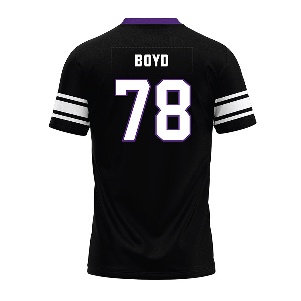 Northwestern - NCAA Football : Trey Boyd - Black Premium Football Jersey-1