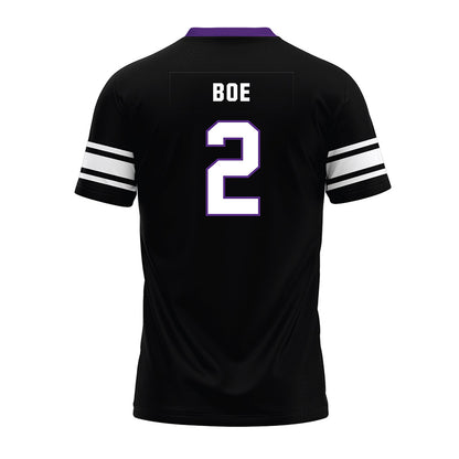 Northwestern - NCAA Football : Ryan Boe - Black Premium Football Jersey