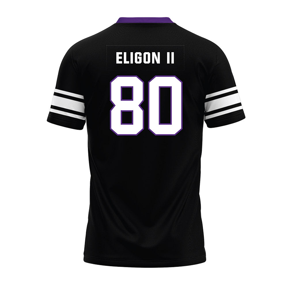 Northwestern - NCAA Football : Hayden Eligon II - Black Premium Football Jersey