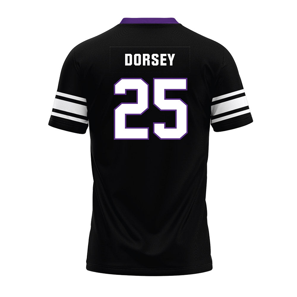 Northwestern - NCAA Football : Marquet Dorsey - Black Premium Football Jersey-1