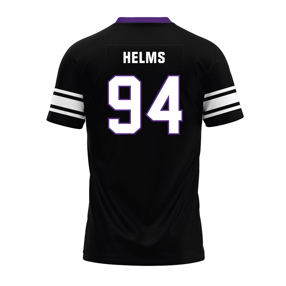 Northwestern - NCAA Football : Henry Helms - Black Premium Football Jersey