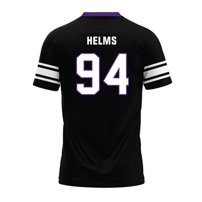Northwestern - NCAA Football : Henry Helms - Black Premium Football Jersey