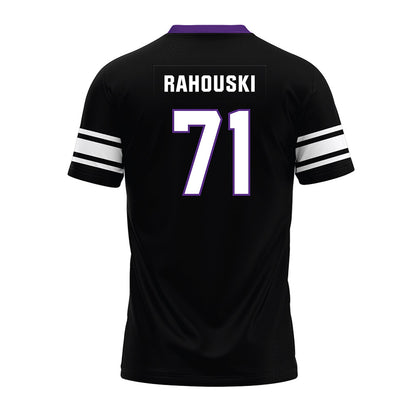Northwestern - NCAA Football : Dennis Rahouski - Black Premium Football Jersey-1