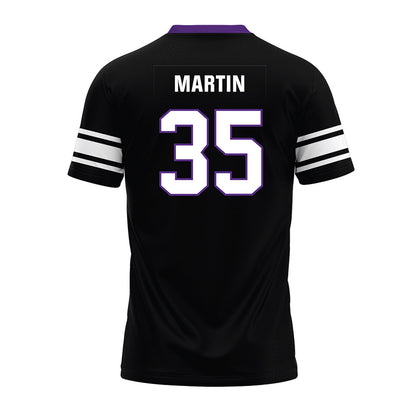 Northwestern - NCAA Football : Sean Martin - Black Premium Football Jersey-1