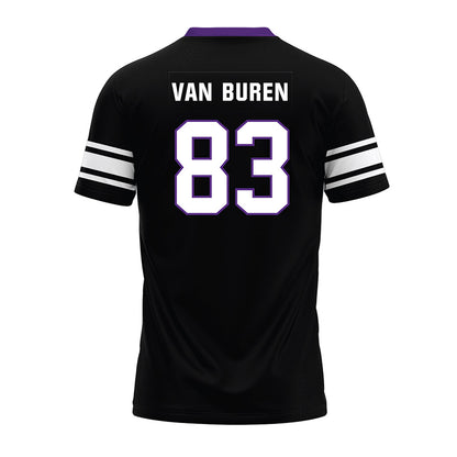 Northwestern - NCAA Football : Blake Van Buren - Black Premium Football Jersey
