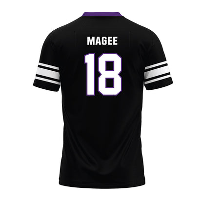 Northwestern - NCAA Football : Camp Magee - Black Premium Football Jersey
