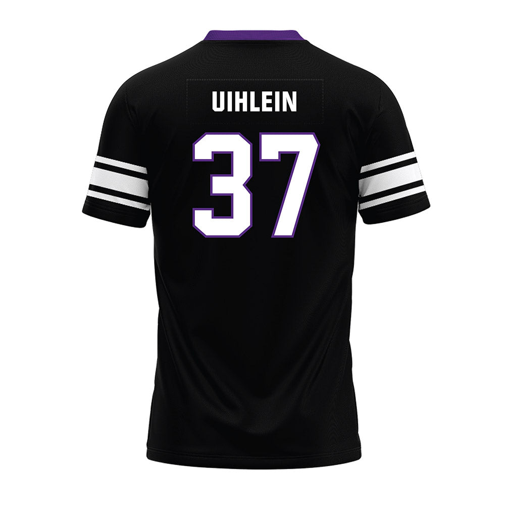 Northwestern - NCAA Football : Mac Uihlein - Black Premium Football Jersey