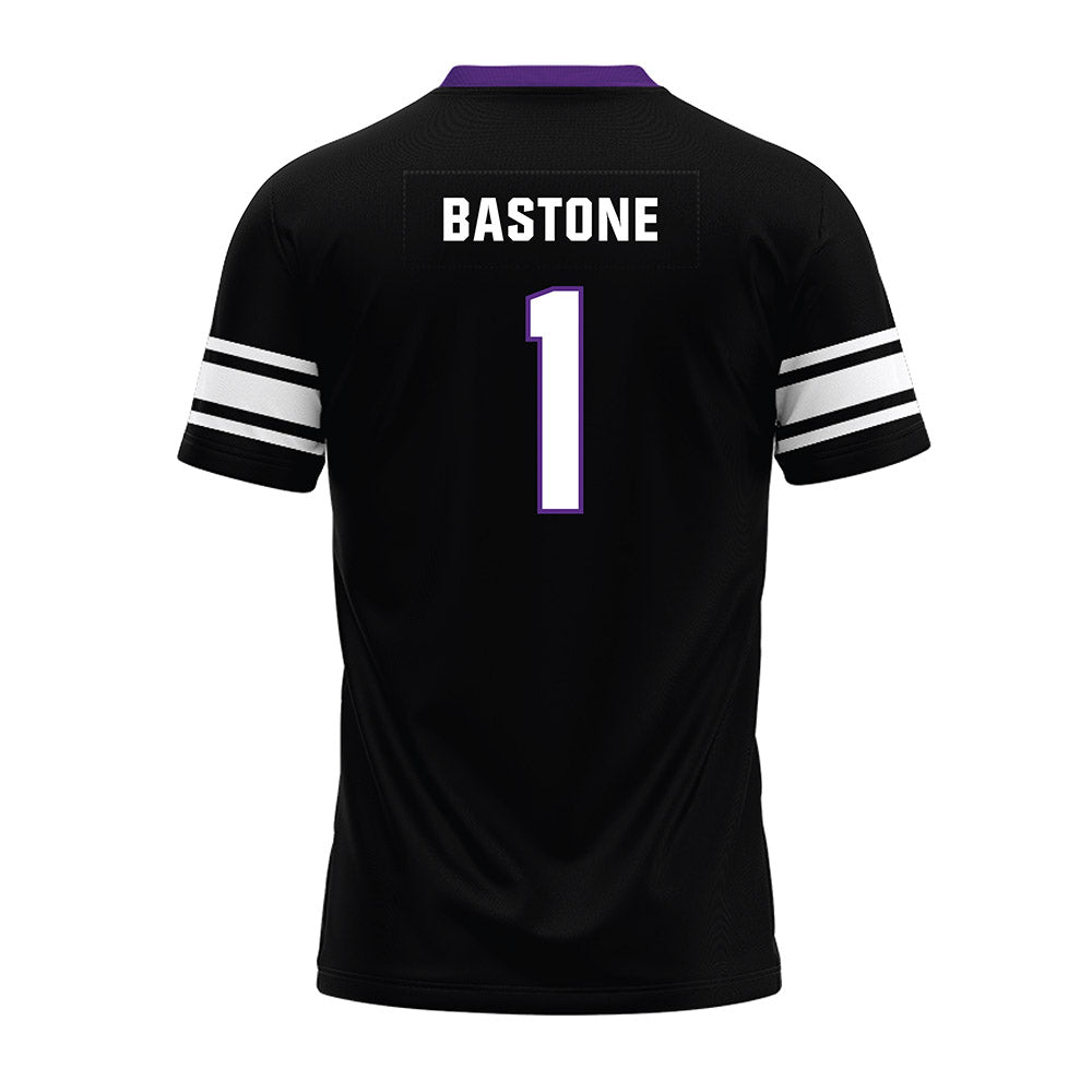 Northwestern - NCAA Football : Carmine Bastone - Black Premium Football Jersey-1
