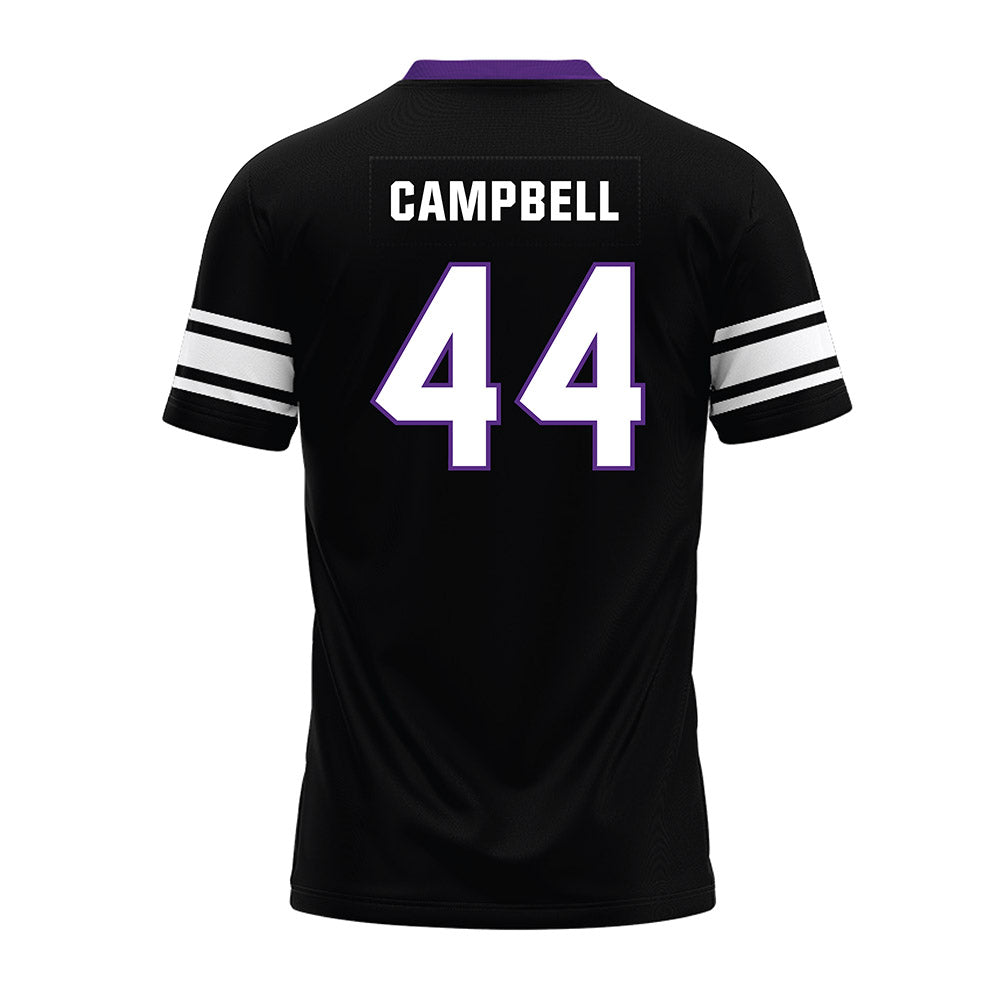 Northwestern - NCAA Football : Callen Campbell - Black Premium Football Jersey-1