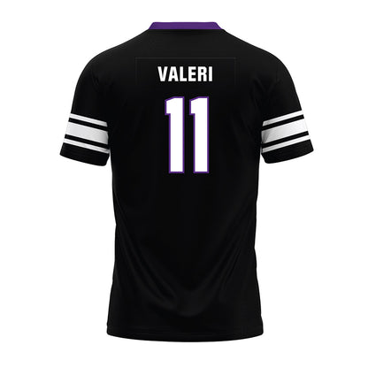 Northwestern - NCAA Football : Seth Valeri - Black Premium Football Jersey-1