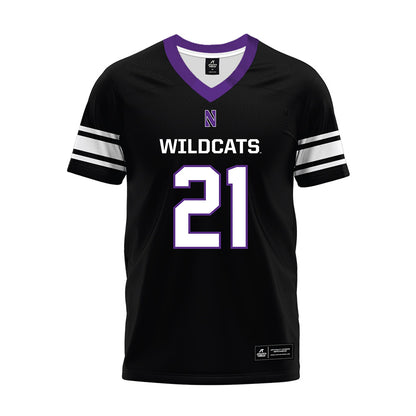 Northwestern - NCAA Football : Damon Walters - Black Premium Football Jersey