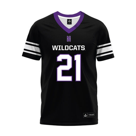Northwestern - NCAA Football : Damon Walters - Black Premium Football Jersey