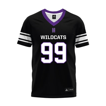 Northwestern - NCAA Football : Troy Regovich - Black Premium Football Jersey-0