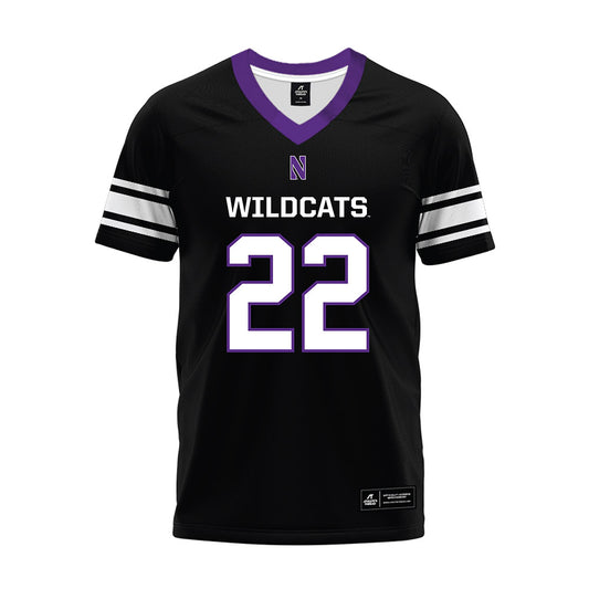 Northwestern - NCAA Football : Terrion Curry-Hicks - Black Premium Football Jersey