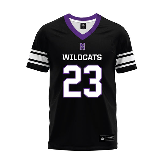 Northwestern - NCAA Football : Cole Shivers - Black Premium Football Jersey