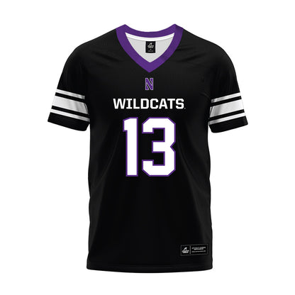 Northwestern - NCAA Football : Joshua Fussell - Black Premium Football Jersey