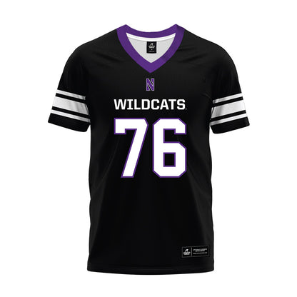Northwestern - NCAA Football : Michael OConnell - Black Premium Football Jersey-0