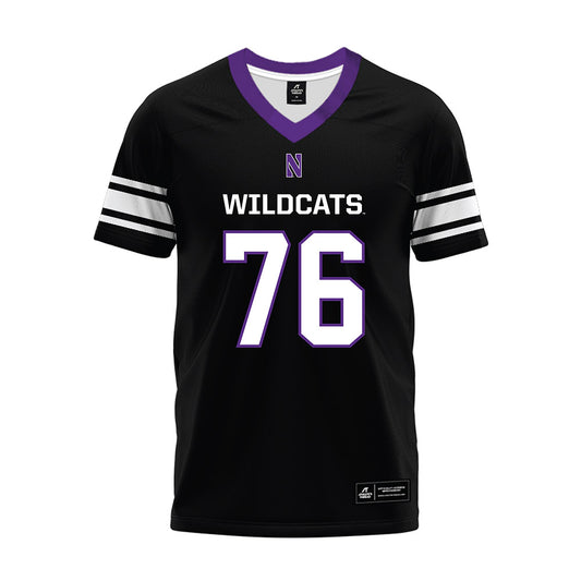Northwestern - NCAA Football : Michael OConnell - Black Premium Football Jersey-0