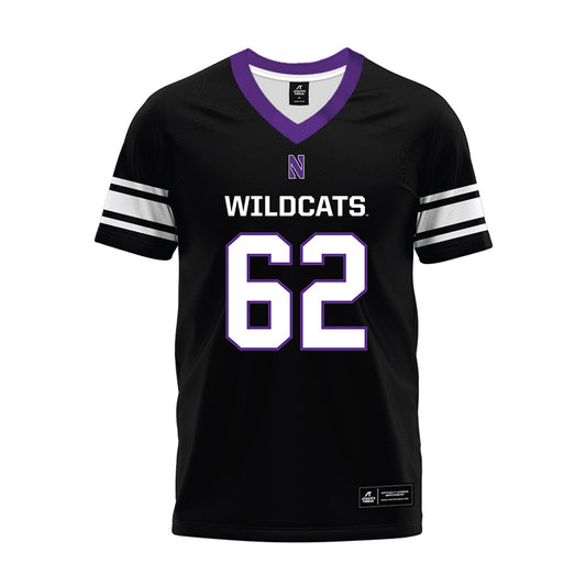 Northwestern - NCAA Football : Adrian-Izic Oratokhai - Black Premium Football Jersey