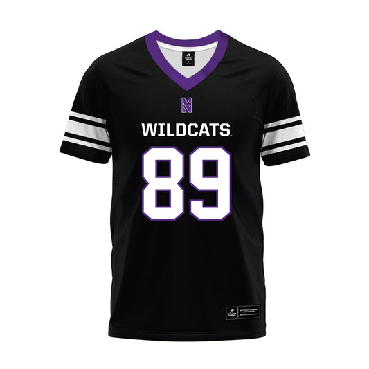 Northwestern - NCAA Football : Cam Russell - Black Premium Football Jersey