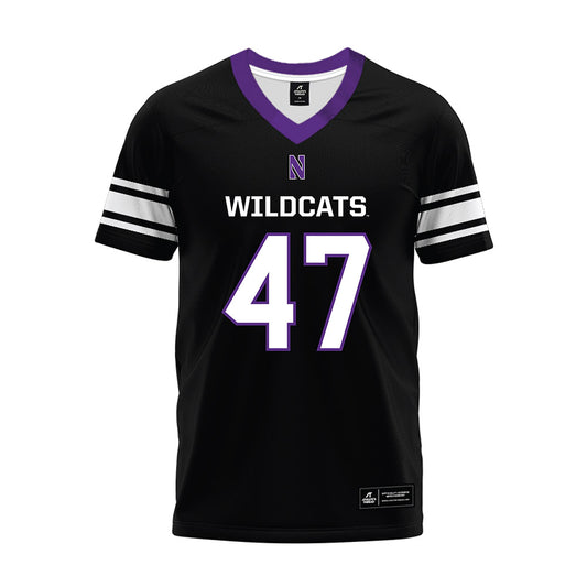 Northwestern - NCAA Football : Michael Kilbane - Black Premium Football Jersey