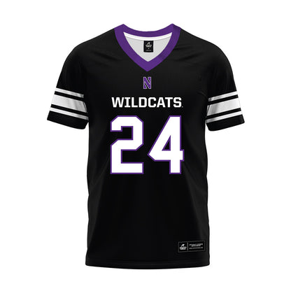 Northwestern - NCAA Football : Dashun Reeder - Black Premium Football Jersey-0