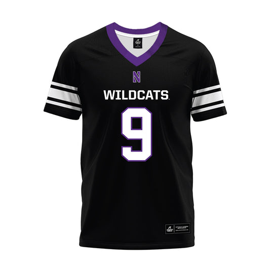 Northwestern - NCAA Football : Braden Turner - Black Premium Football Jersey