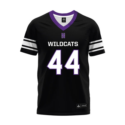 Northwestern - NCAA Football : Callen Campbell - Black Premium Football Jersey-0