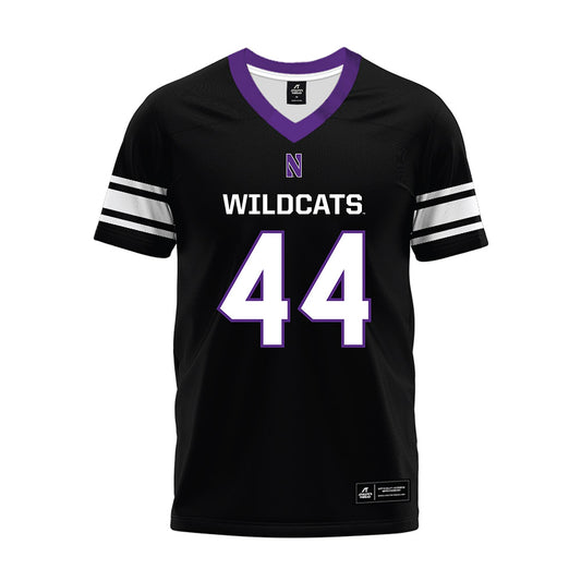 Northwestern - NCAA Football : Callen Campbell - Black Premium Football Jersey-0