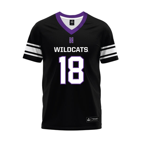 Northwestern - NCAA Football : Camp Magee - Black Premium Football Jersey