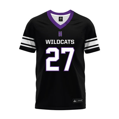 Northwestern - NCAA Football : Daniel Anderson - Black Premium Football Jersey-0